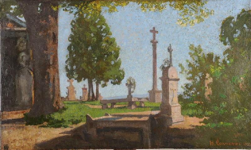 Le Cimetière en plein jour, Honoré Cavaroc, 1923