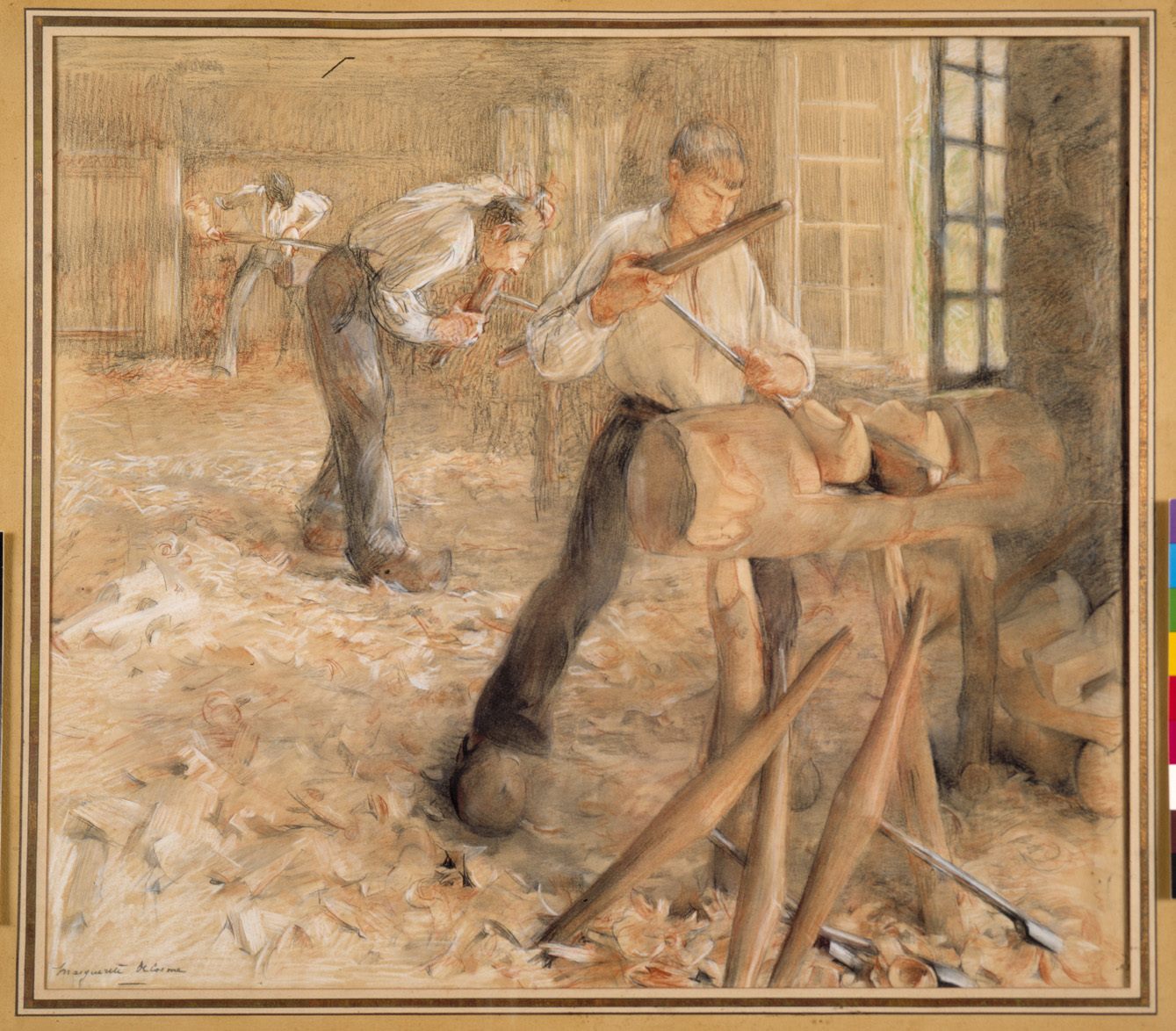 Les Sabotiers de Saint-Pol-de-Léon, Marguerite Delorme, 1ère moitié 20e siècle