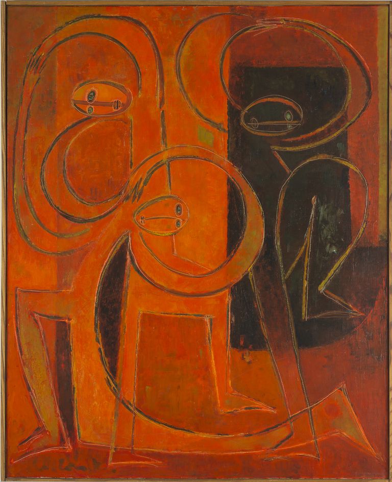 Danse rouge, Andrée Le Coultre, 1970 Date d'exécution