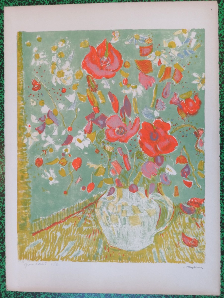 Bouquet de coquelicots, Jacques Truphemus, 1960