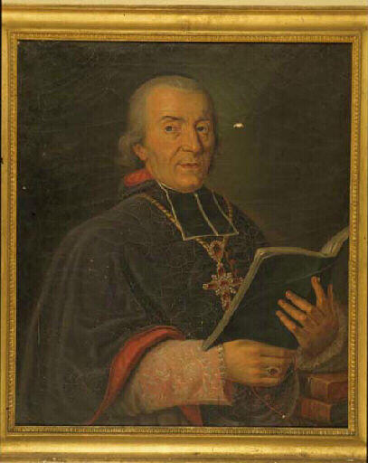 Portrait de Mgr Bigex, archevêque de Chambéry, Pierre Emmanuel Moreau, 19e siècle