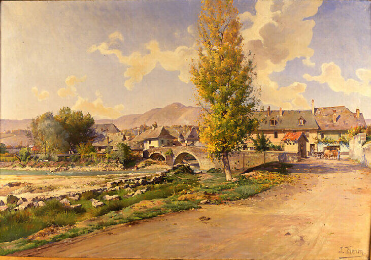 Fin d'automne en Savoie- Mon village. Le vieux pont de Cognin_0