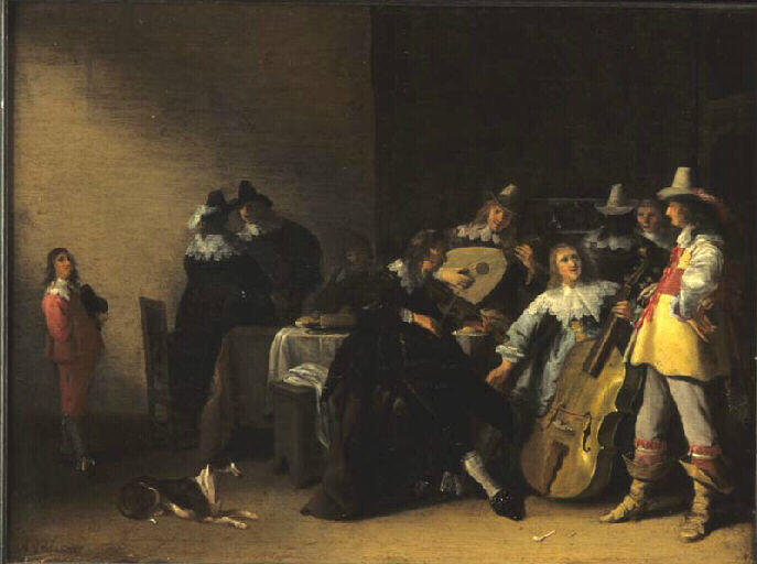 Musiciens, Anthonie Palamedesz, 17e siècle