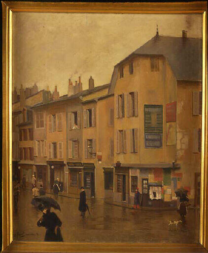 Après la pluie (Place du théâtre à Chambéry)_0