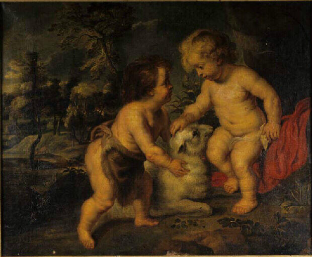 L'enfant Jésus et Saint-Jean-Baptiste, Petrus Paulus Rubens, 16e siècle, 17e siècle
