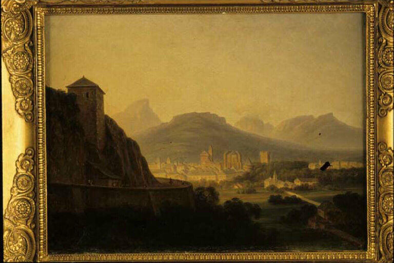 Vue de Chambéry prise de la route d'Aix 1829_0