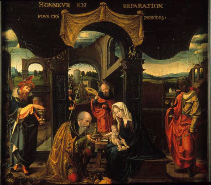 L'Adoration des Mages — Jan van Dornicke