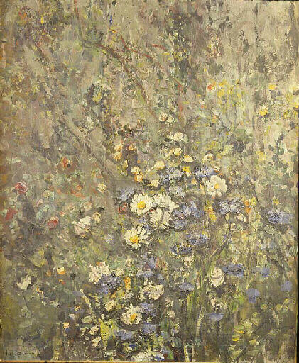 Marguerites et bleuets_0