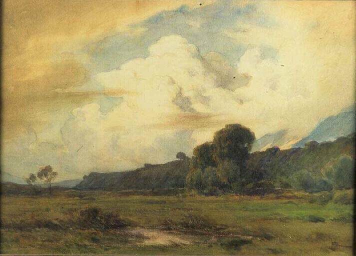 Paysage, Ernest Filliard, 4e quart 19e siècle, 1ère moitié 20e siècle
