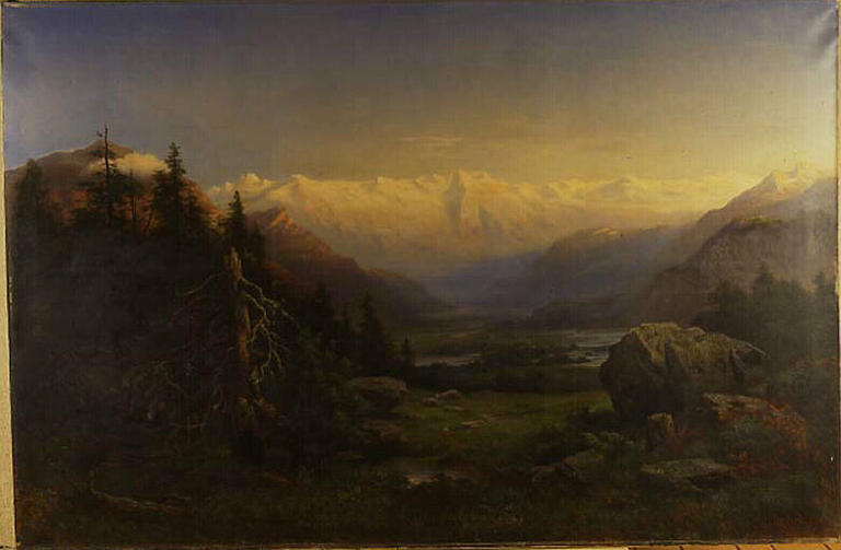 Coucher de soleil sur la chaîne du Mont-Blanc_0