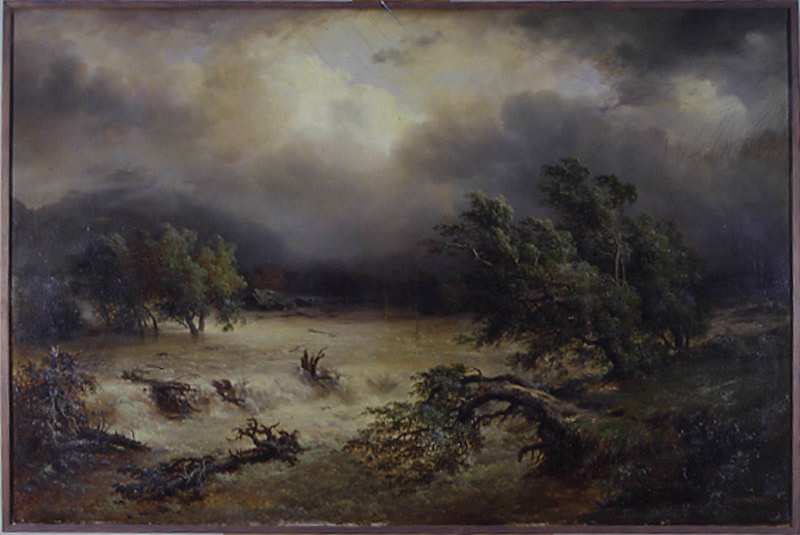 Inondation à Chamouny, 15 octobre 1853_0