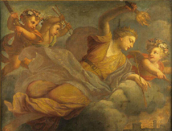 Junon et Troie, Eustache Lesueur, 17e siècle