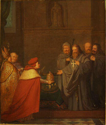 Amédée VIII recevant la tiare_0