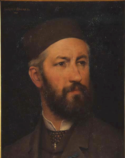Portrait d'Alfred Borrel, Jacques Clément Wagrez, 1888