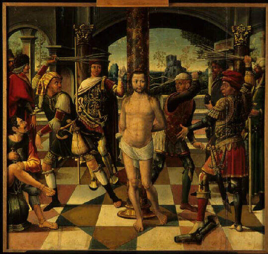 La Flagellation du Christ, Anton Woensam, 1ère moitié 16e siècle