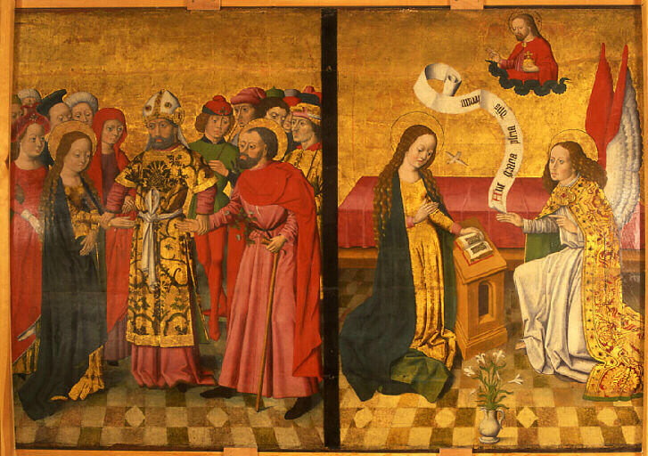 Le mariage de la Vierge. L'Annonciation_0