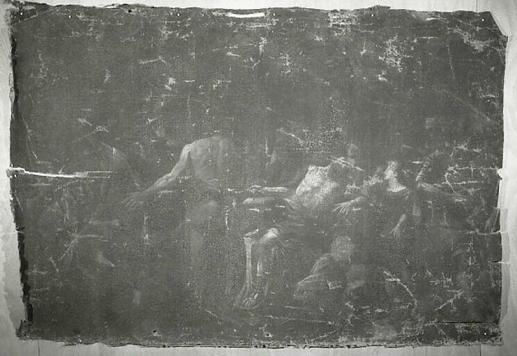 Sujet antique : la mort de Caton (?)_0
