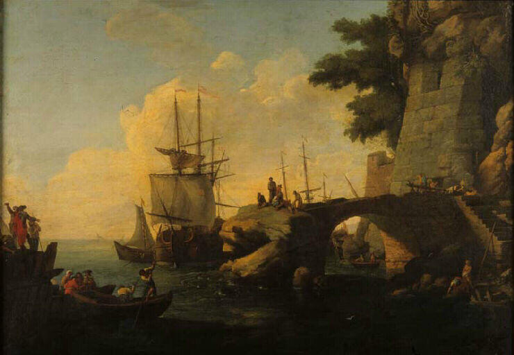 Marine, Adrien Manglard, 18e siècle, 17e siècle