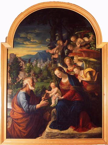 Sainte Famille, Filippo Da Verona, 1500,1524