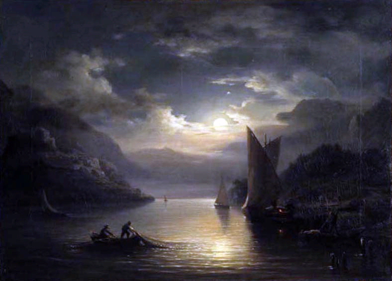 Pêche de nuit sur le lac_0