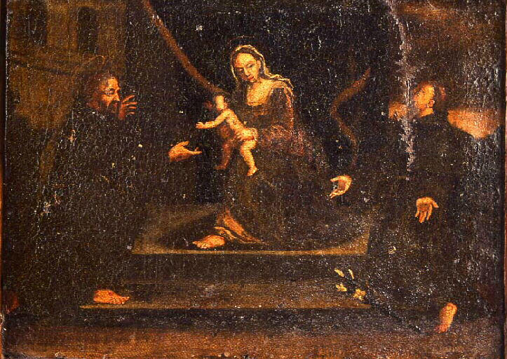 Vierge à l'Enfant entre deux saints franciscains_0
