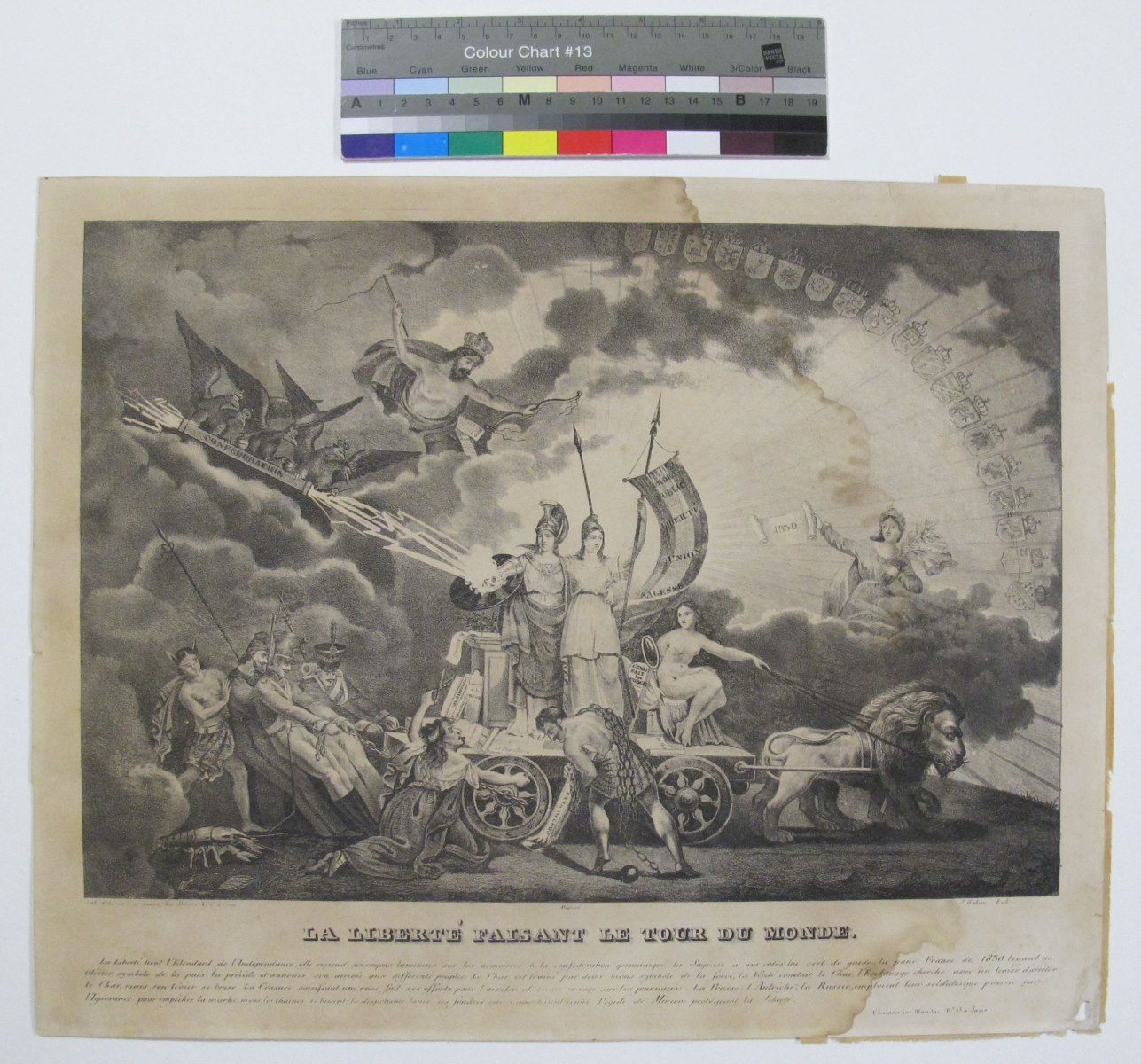 La liberté faisant le tour du monde, Pierre-Marie Aurosset, 1830
