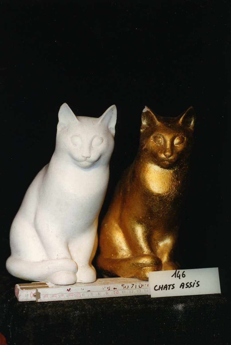 Chat assis, Marguerite Peltzer