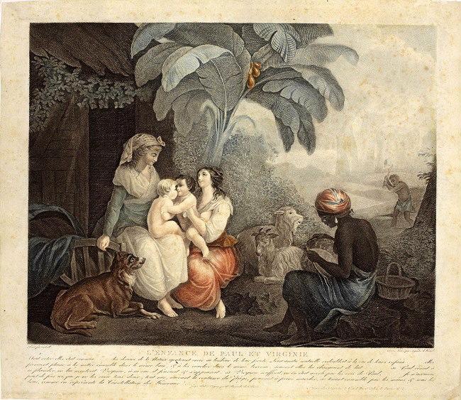 L'enfance de Paul et Virginie, Jean-Frédéric Schall, 1791