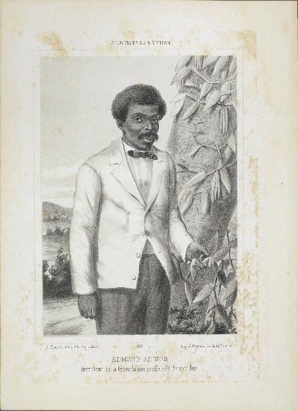 Edmond Albius : inventeur de la fécondation artificielle du vanillier ; Album de La Réunion_0