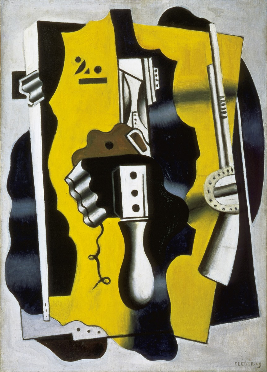Composition en bleu et jaune, Fernand Léger, 1929