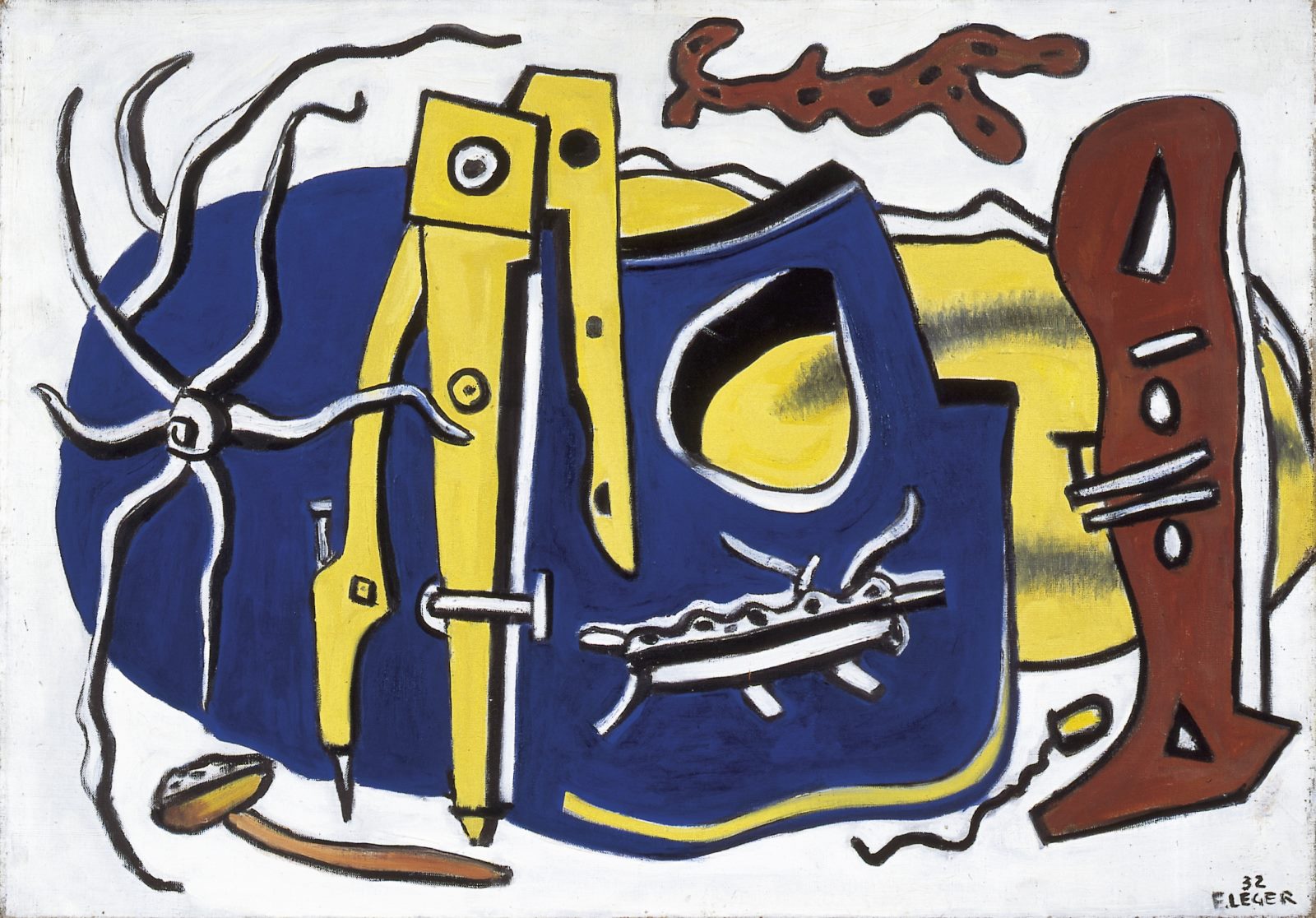Composition au compas, Fernand Léger, 1932