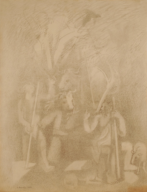 Tityre et Mélibée, André Beaudin, 1935