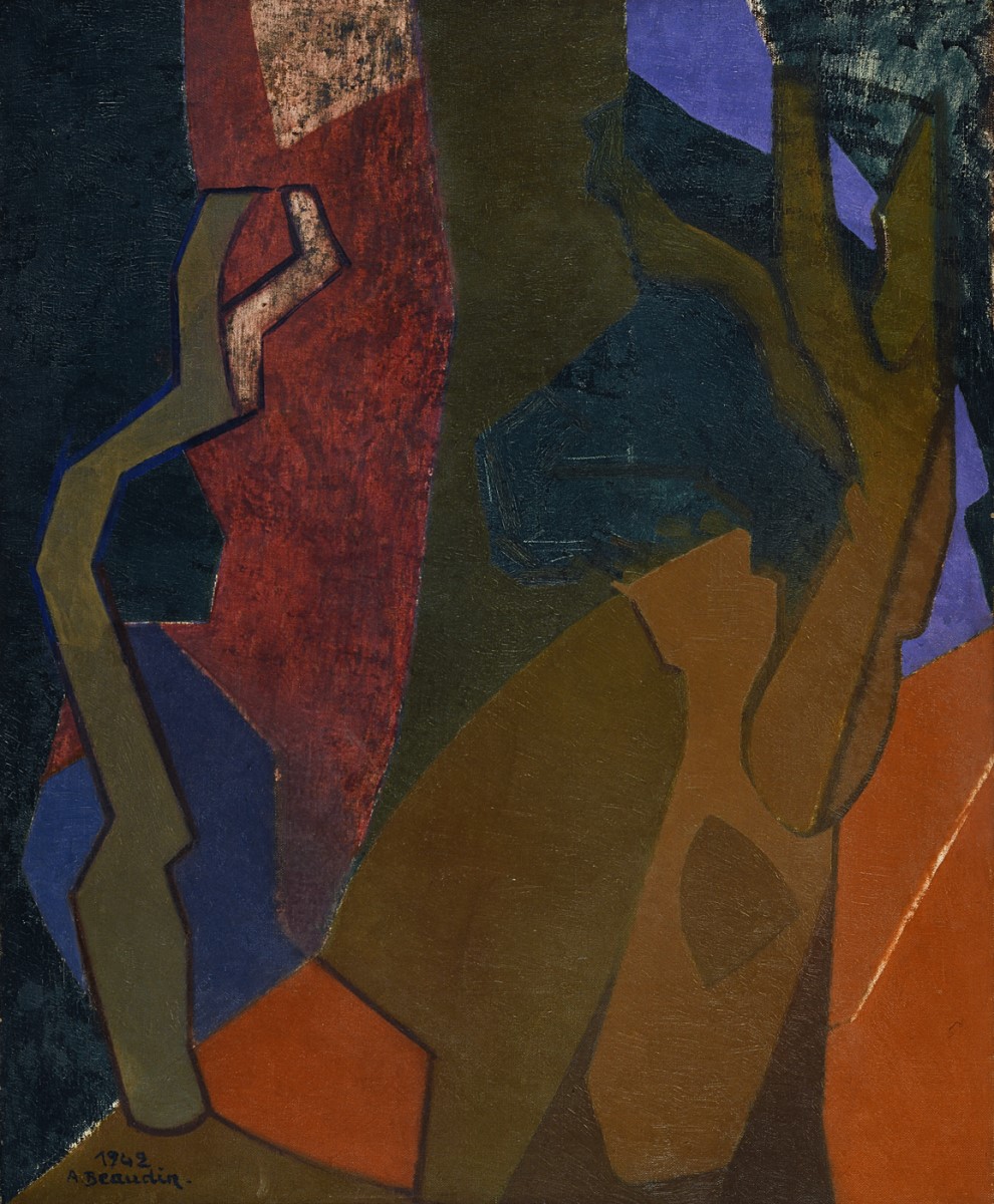Les deux arbres, André Beaudin, 1942