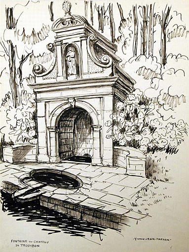 Fontaine du château de Trodibon [titre attribué]_0