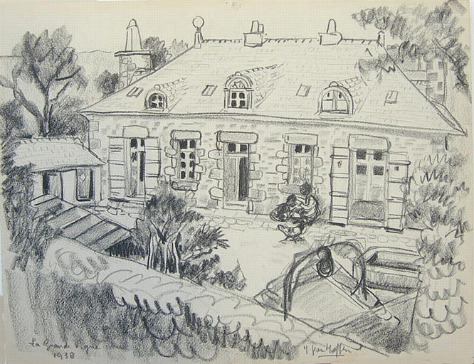 Façade sur la cour (1938) [titre attribué]_0