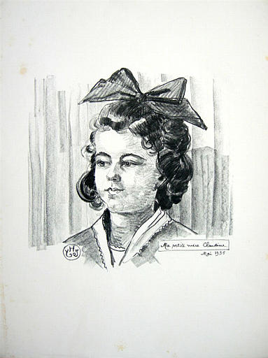 Ma petite nièce Claudine. Mai 1935 (titre inscrit)_0