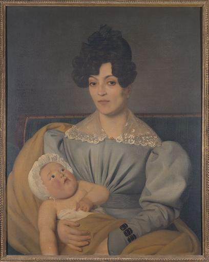 Portrait de Zulma Carraud et de son fils Ivan âgé de six mois_0