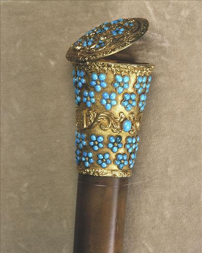 Canne de Balzac dite canne aux turquoises_1