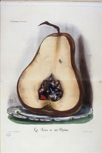 Primo saignare, deindre purgare, postea clysterium donare, planches 337 et 338, La Caricature, volume 6, numéro 161, 5 décembre 1833 ; #Zin ! zin ! baoun ! baoum ! baoum !, La Caricature, volume 6, numéro 149, 13 septembre 1833 ; #La poire et ses pépins, La Caricature, volume 6, numéro 139, 4 juillet 1833_2