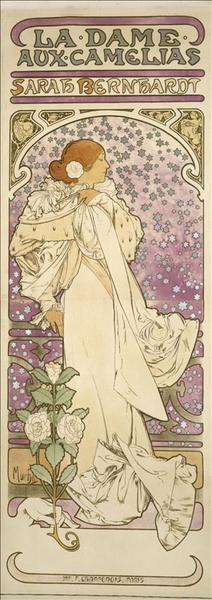 Sarah Bernhardt en Dame aux Camélias_0
