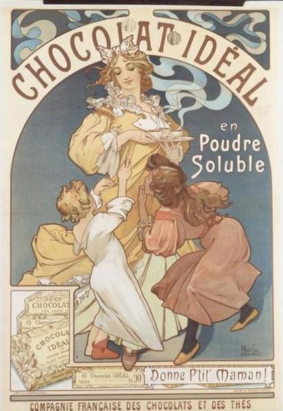 Chocolat Idéal / en / Poudre / Soluble / Donne P'tit' Maman / Compagnie Française Des Chocolats et Des Thés_0