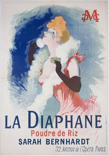 La Diaphane / Poudre de Riz / Sarah Bernhardt / 32, avenue de l'Opéra, Paris_0