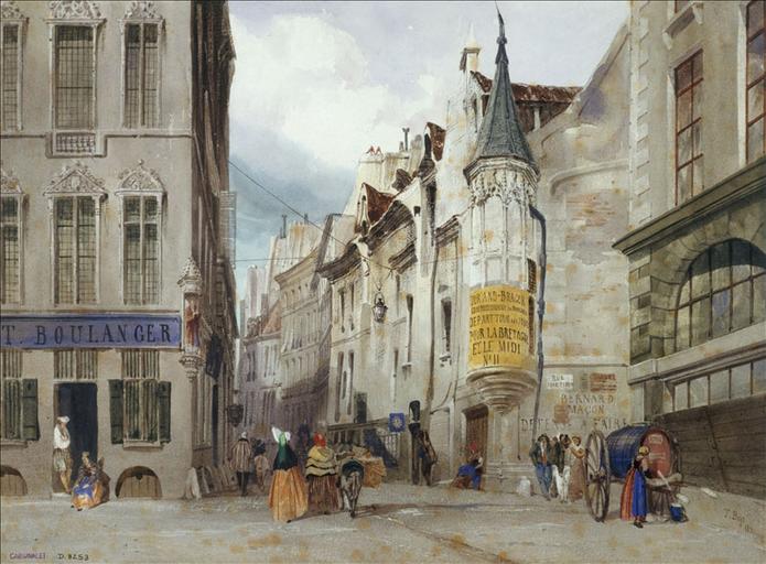 Le carrefour des rue Bailleul et Jean Tison (actuel 1er arrondissement, Paris)_0