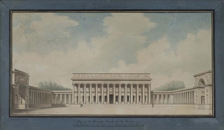 Projet de place devant la Bourse, en 1807 (actuel 2ème arrondissement, Paris)_0