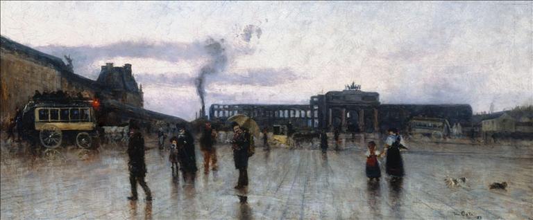 Les ruines des Tuileries et la place du Carroussel (1er arrondissement)_0