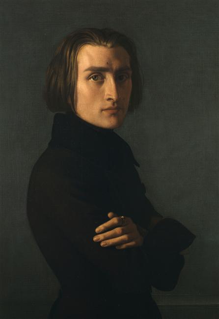 Portrait de Franz Liszt (1811-1886), compositeur et pianiste_1