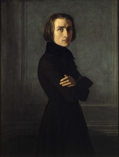 Portrait de Franz Liszt (1811-1886), compositeur et pianiste_0