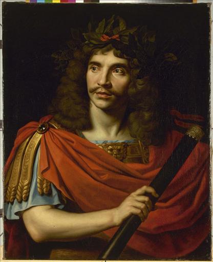 Molière (1622-1673) dans le rôle de César, dans 'La Mort de Pompée', tragédie de Corneille_0