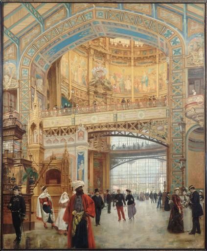Le dôme central de la galerie des machines à l'exposition universelle de 1889 (7ème arrondissement, Paris)_0