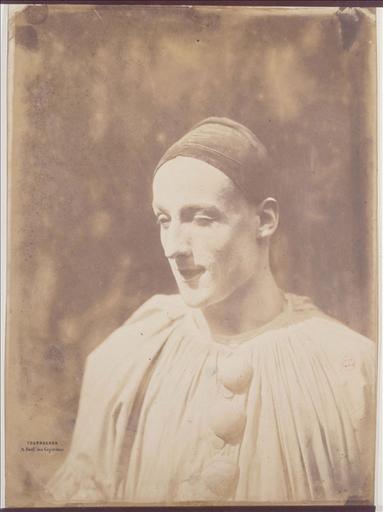 Portrait de Charles Debureau (1829-1873), mime, en Pierrot_0